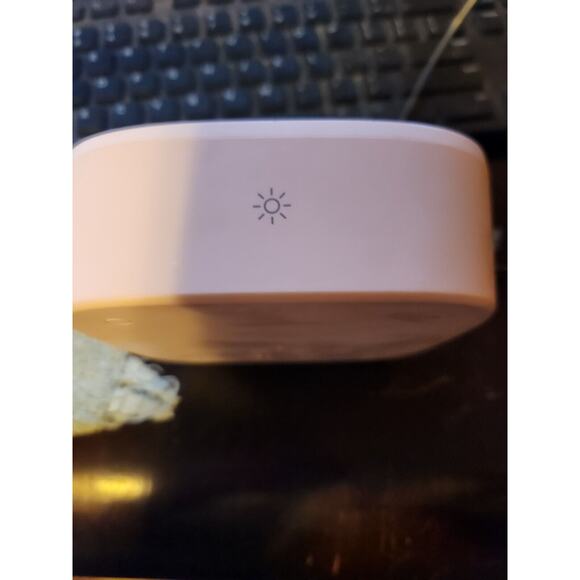 Billy Alarm Clock and Night Light, Pink and Grey - Picture 6 of 6